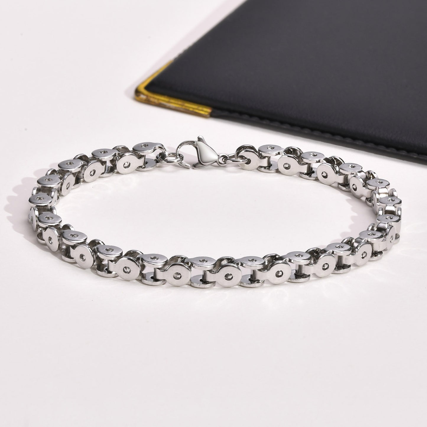 Tide Brand Bracelet Stainless Steel Bicycle Chain Jewelry for Men