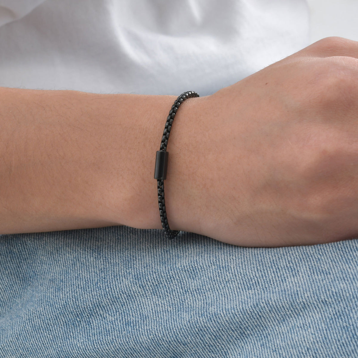 Pearl Stainless Steel Bracelet for Men