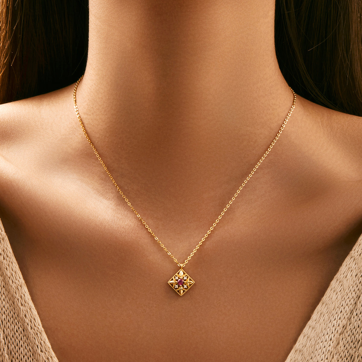 925 Sterling Silver Vintage Bag Pendant Necklace