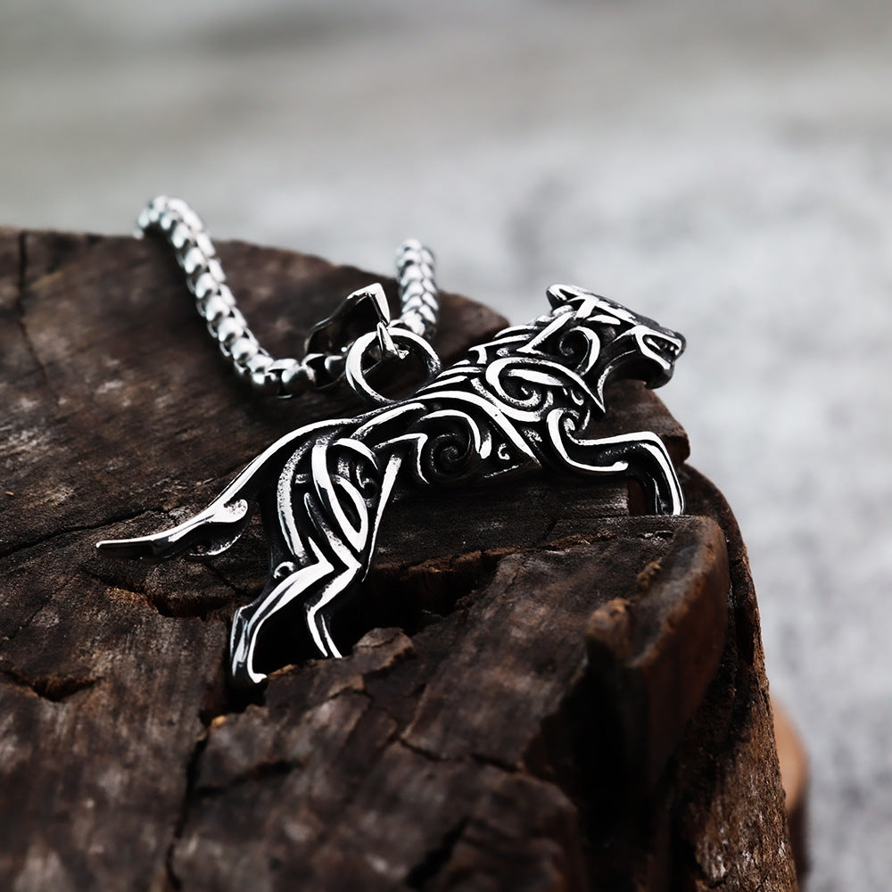 European And American Style Viking Pendant Stainless Steel Jewelry