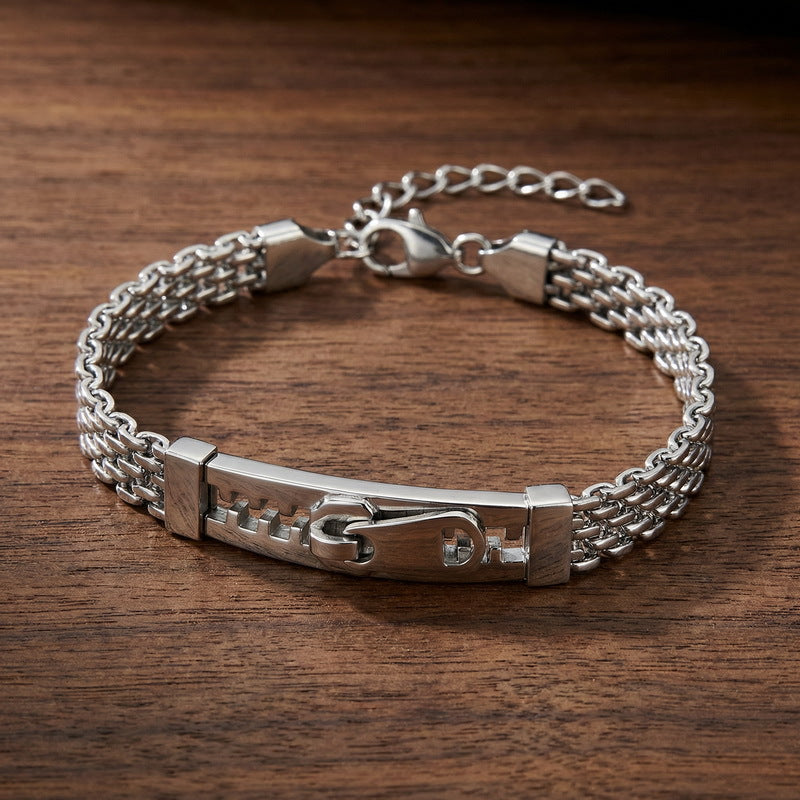 Bent Piece – Design – Zipper Shape Bracelet
