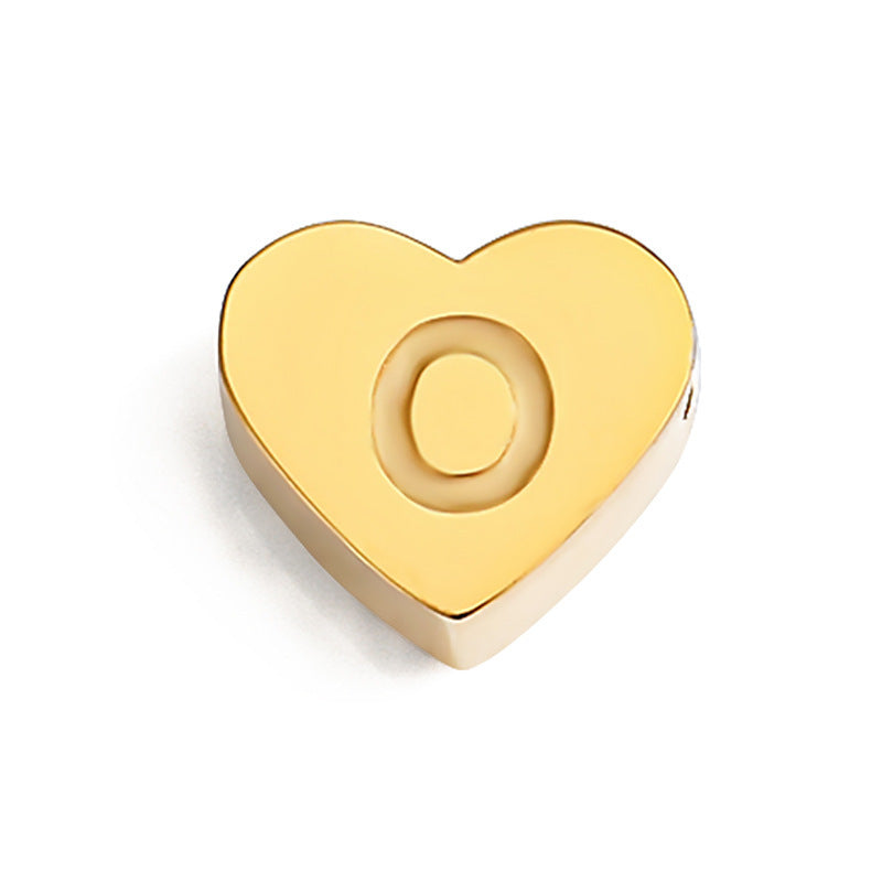 Planderful Jewelry Custom Name Necklace Stainless Steel 3D Love Design For Collarbone Chain