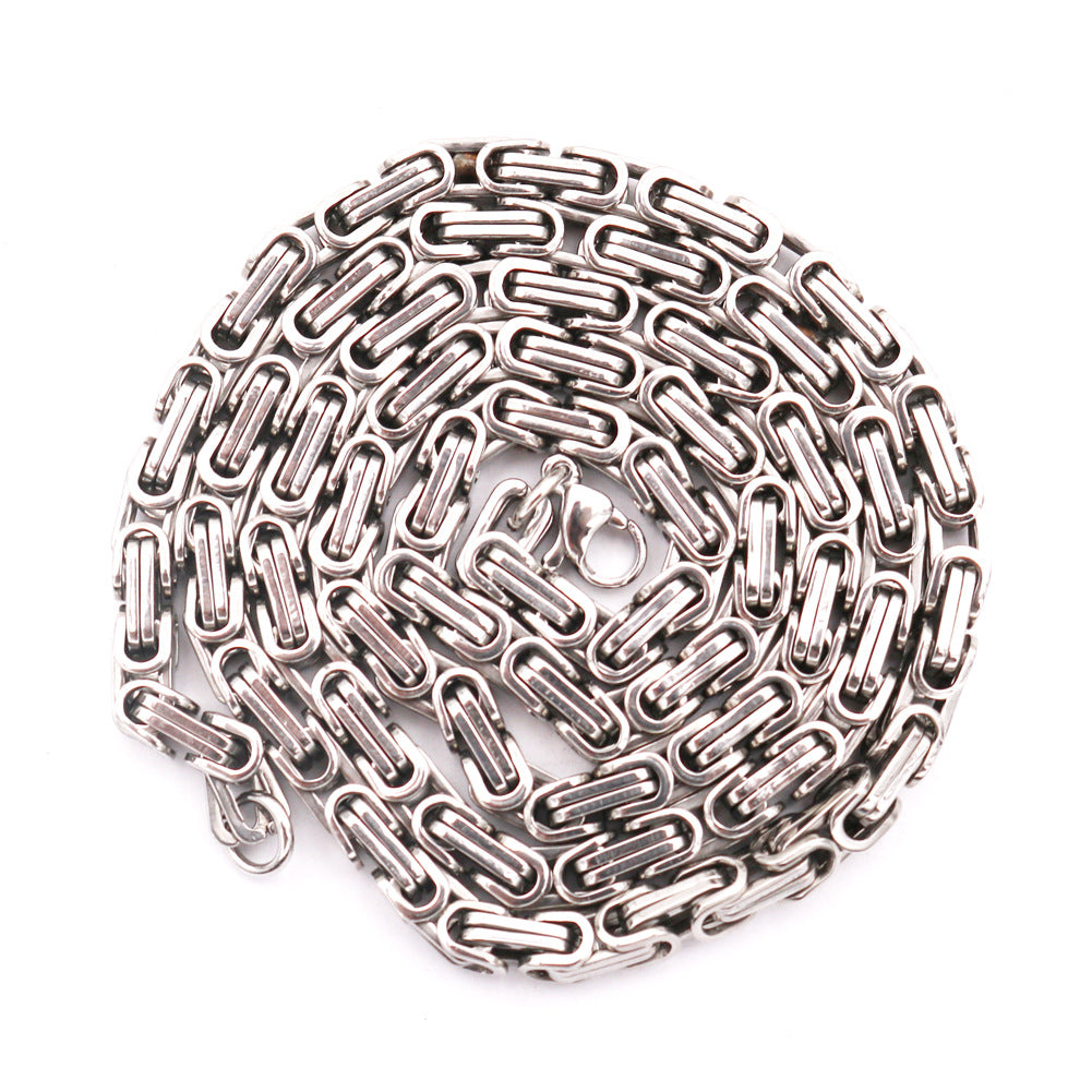 Viking Celtic Knot Titanium Steel Necklace for Men - Norse Legacy Collection