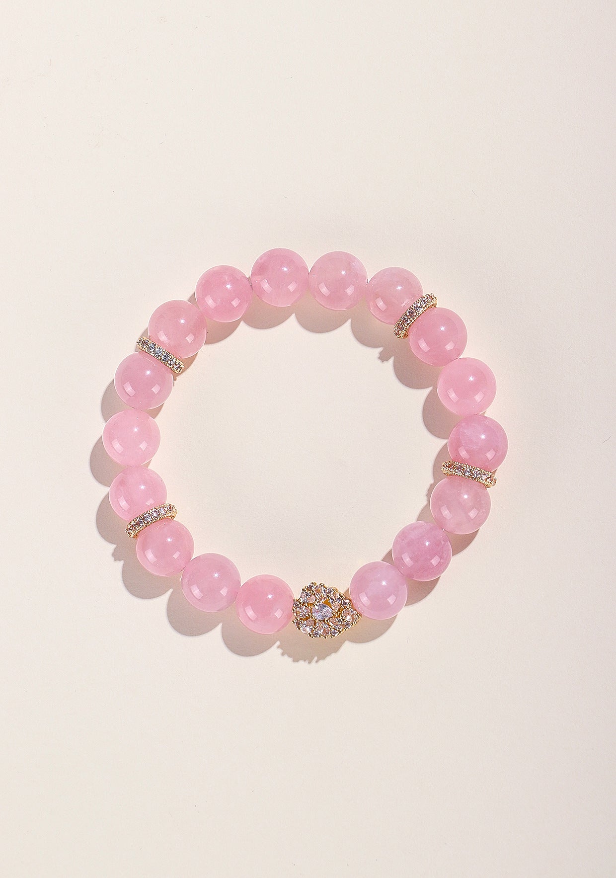 Planderful Fortune's Favor Bracelet – Elegant Pink Crystal Design