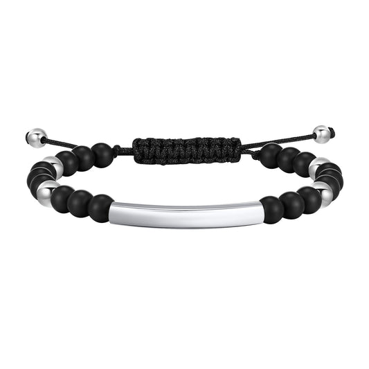 Adjustable Stainless Steel Bracelet for Men