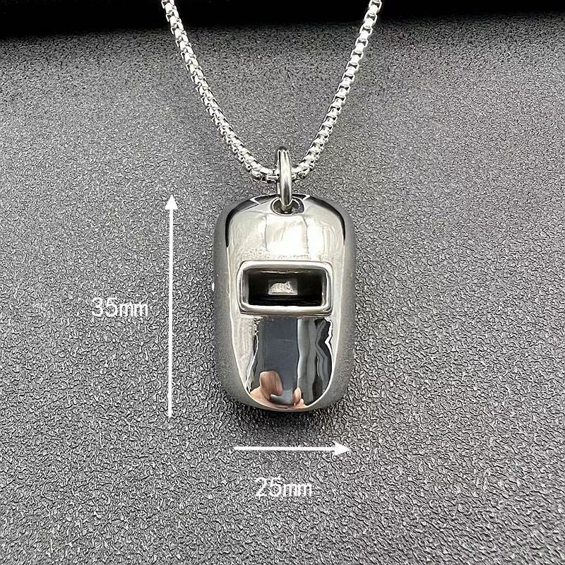 Steel Necklace - Minimalist Unisex