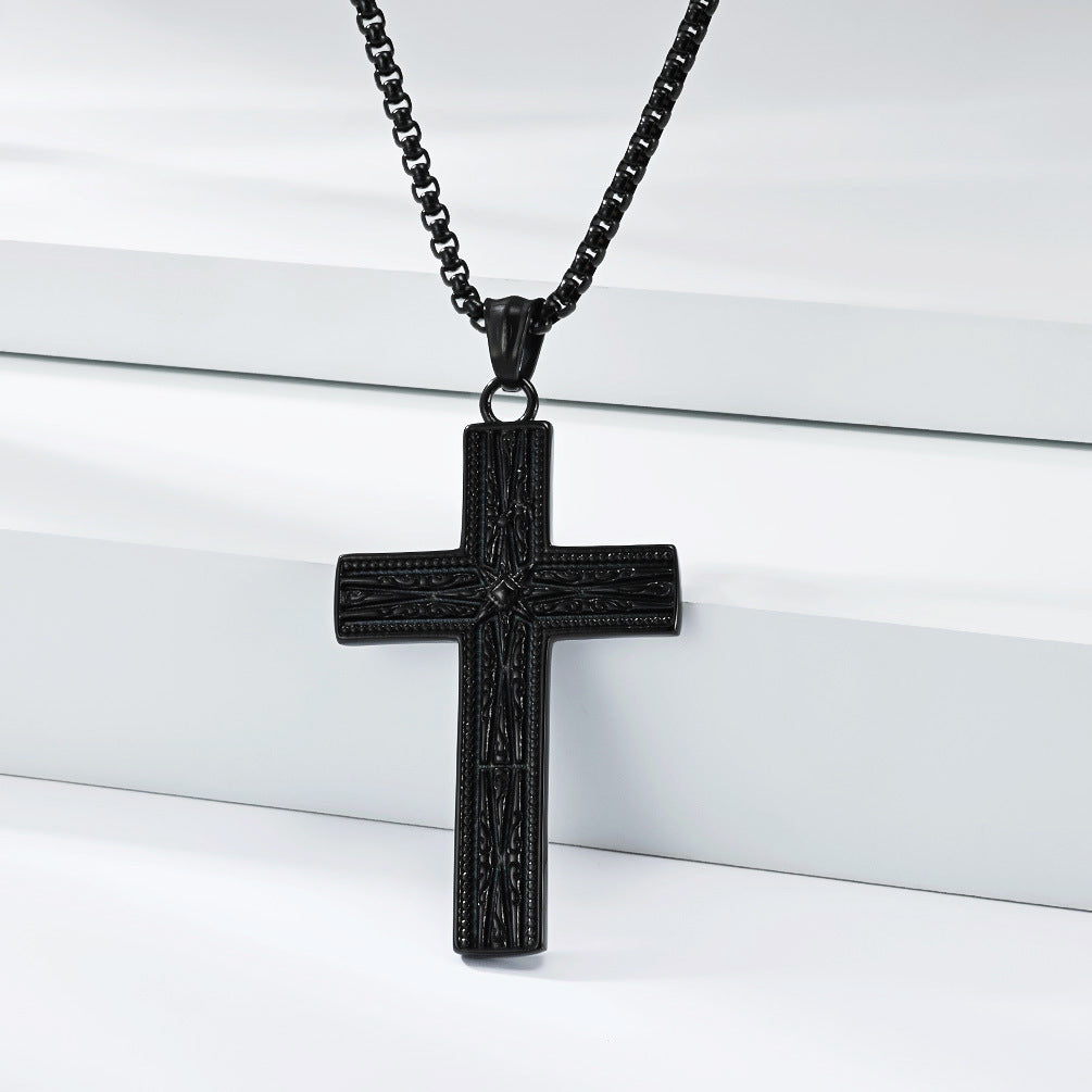 Stainless Steel Cross Gothic Vintage Punk Necklace