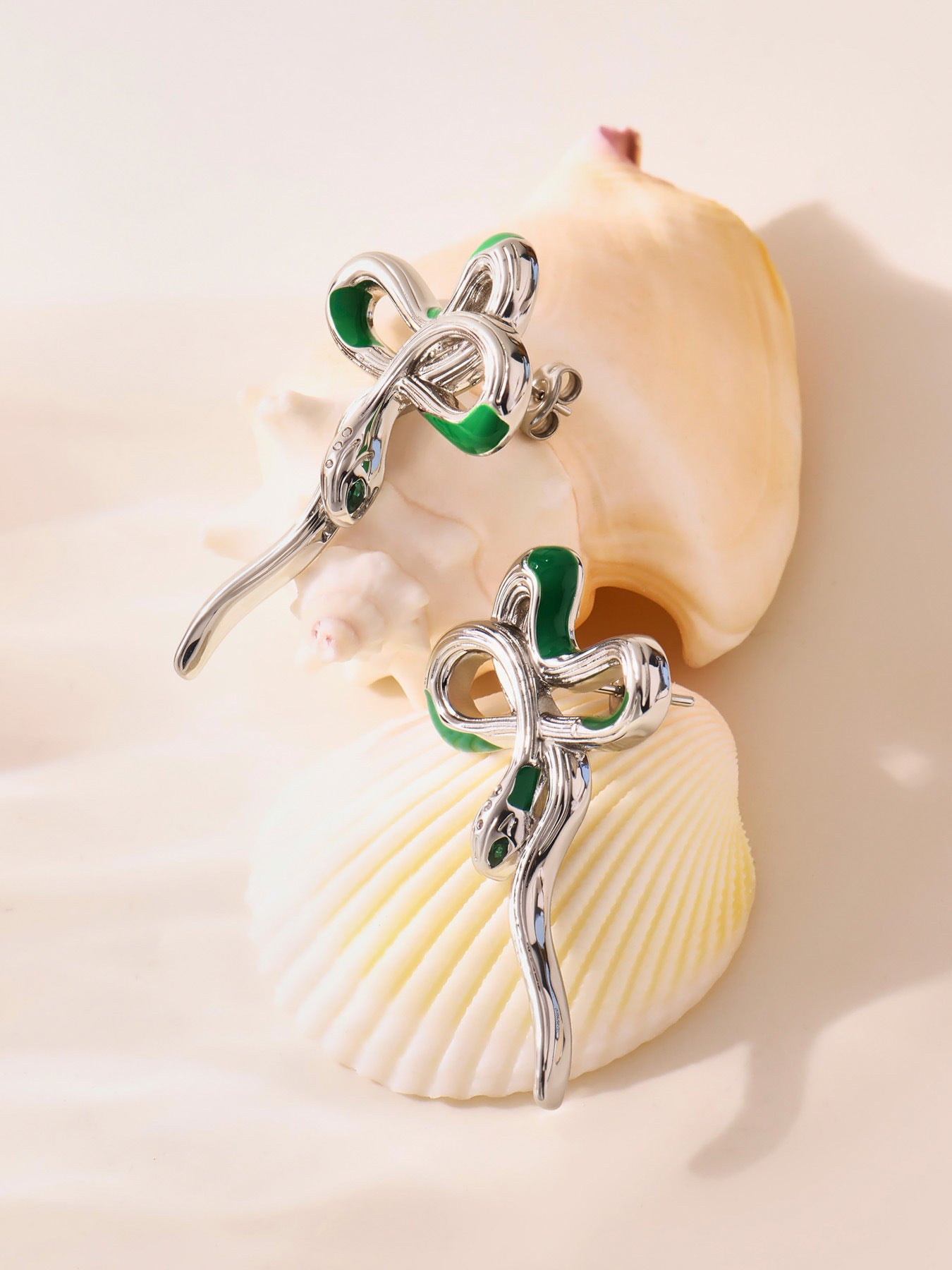 Planderful Zodiac Snake Oil Drip Earrings Personalized