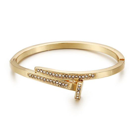 Luxury Vienna Verve Titanium Cross Bracelet for Couples