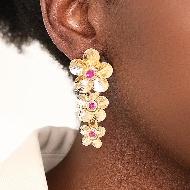 Planderful Vienna Verve Earrings – Elegant Chic Metal Design