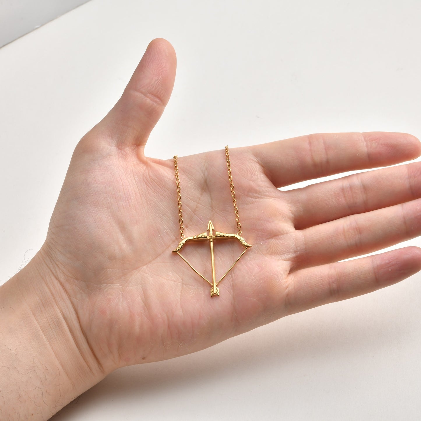 Necklace Design Stainless Steel Bow & Arrow Men's Necklace Young