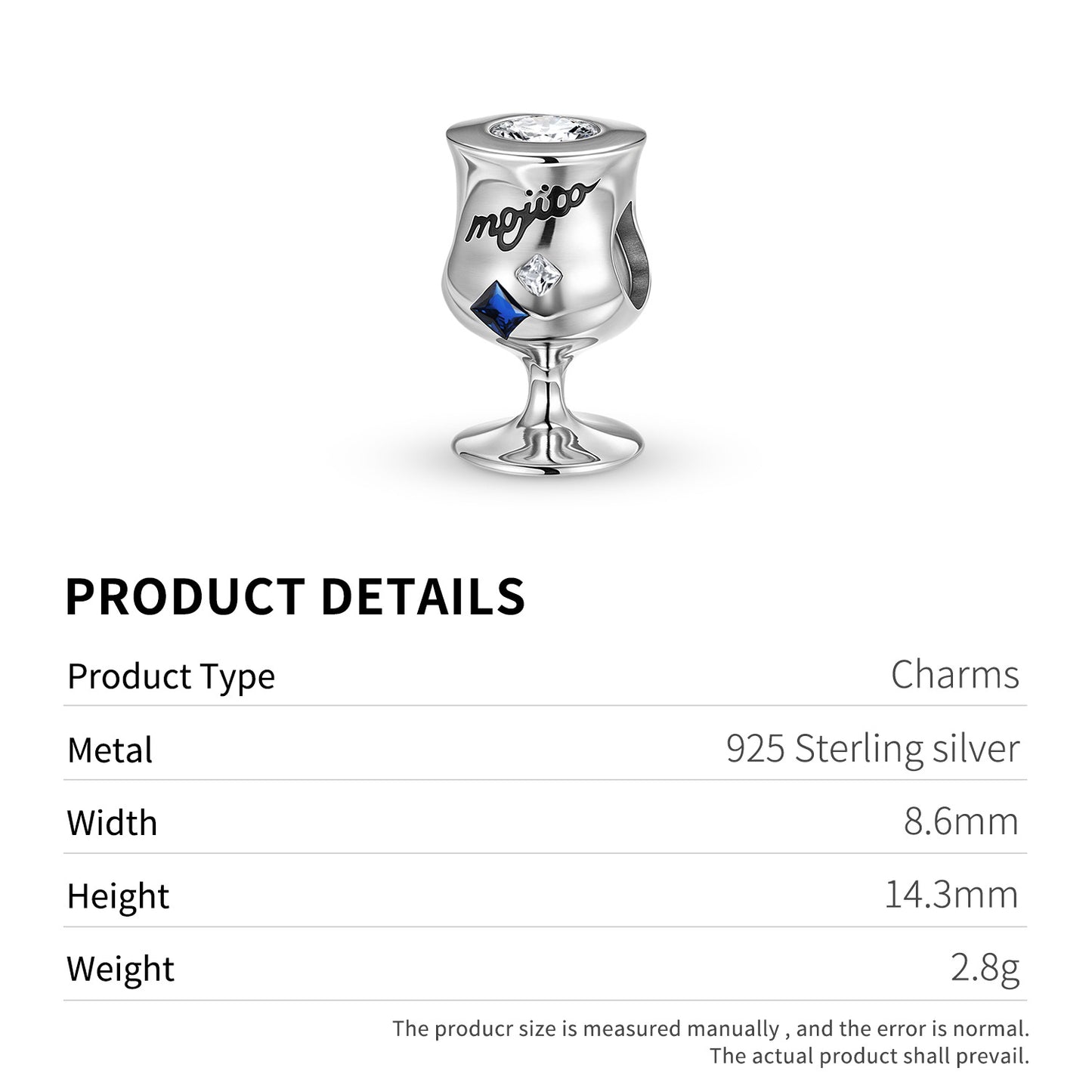 Planderful Jewelry Elegant Sterling Silver Zircon Bead Pendant Necklace For Everyday Luxury