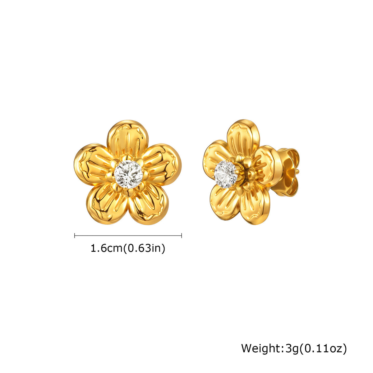 Zircon Jewelry Collection — Earrings, Necklaces & Rings