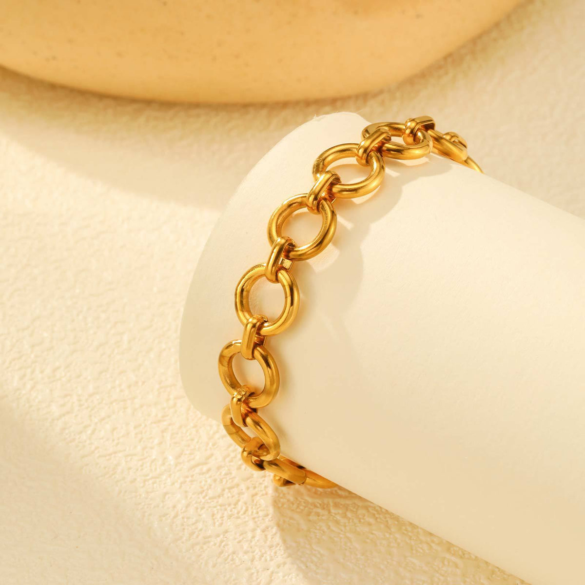And Interlocking Bracelets Stainless Steel Bracelet Unisex