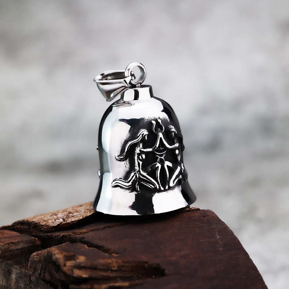 Tree of Life Skull Stainless Steel Men's Pendant Necklace