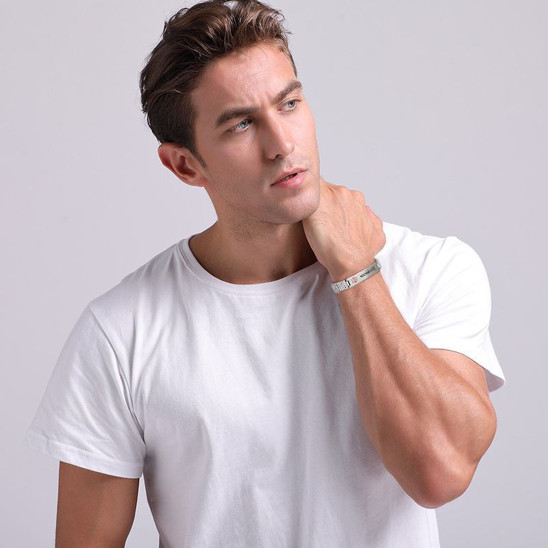 Stainless Steel Bending Plate Corrosion PACEMAKER Bracelet