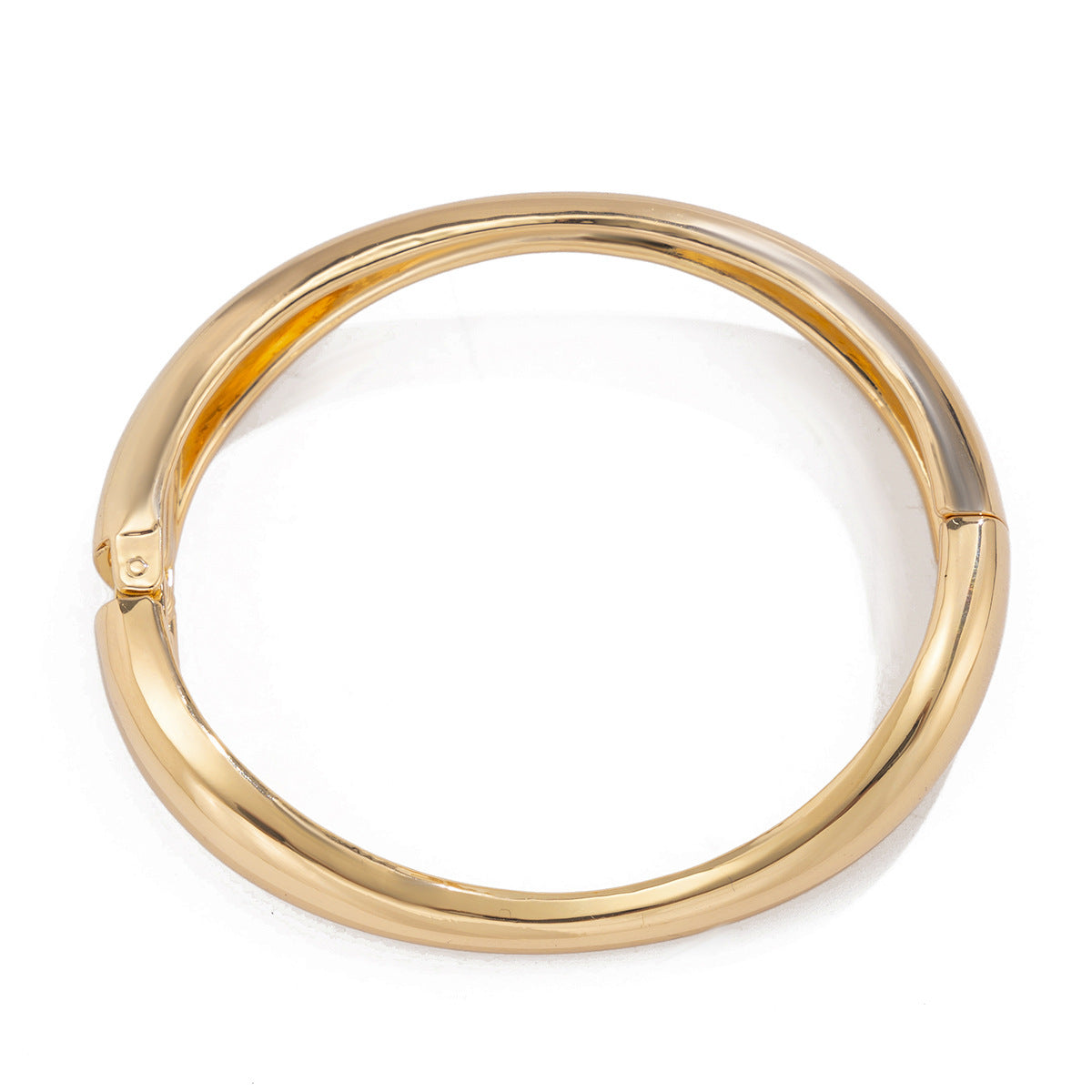 Planderful Vienna Verve Exaggerated Irregular Surface Metal Bracelet For Women Statement Jewelry