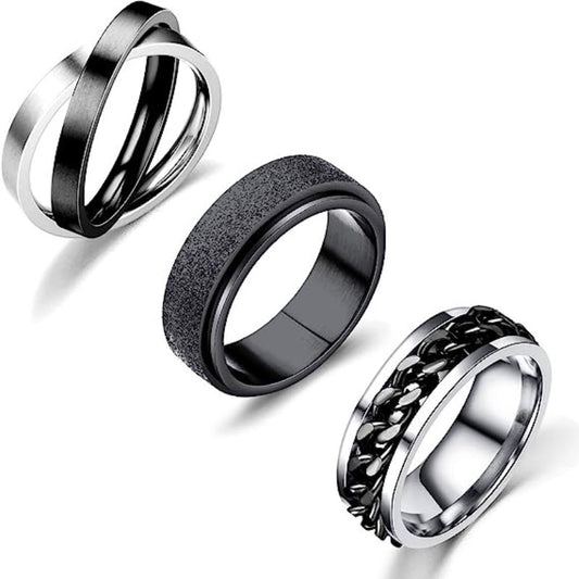 Planderful Everyday Genie Titanium Ring Guard Wheel Universal Relief For Men And Women Unisex Gift
