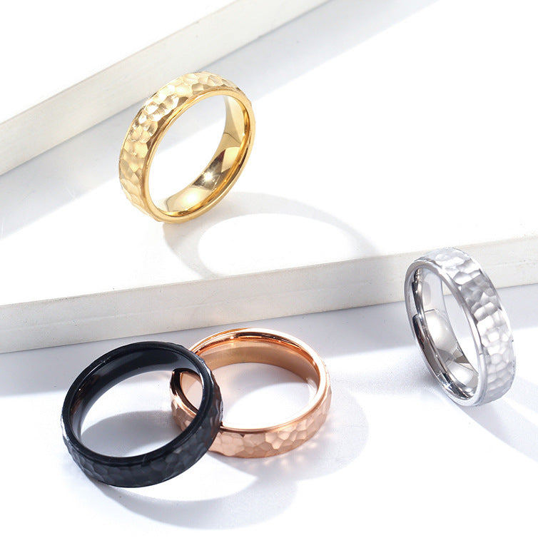 Steel Ring - Minimalist Neutral Cold Style Unisex