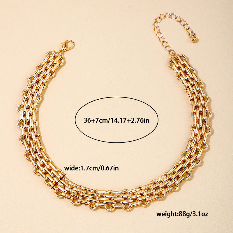 Bold Metal Vibe Necklace - Vienna Verve Collection