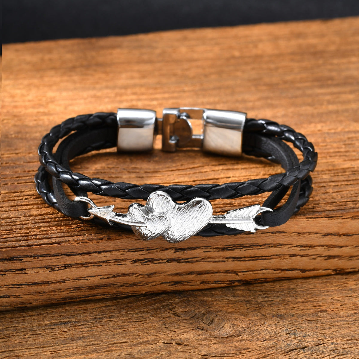 Heart Stainless Steel Bracelet Unisex