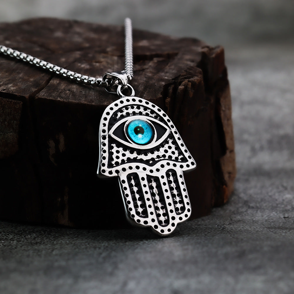 Minimalist Viking Stainless Steel Men's Pendant Necklace