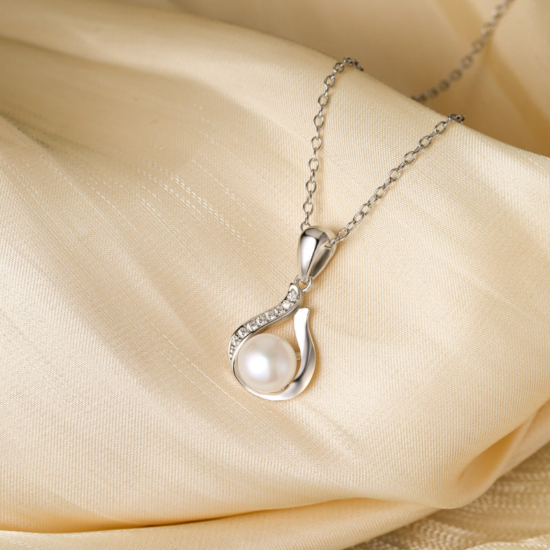 S925 Sterling Silver Freshwater Pearl Necklace