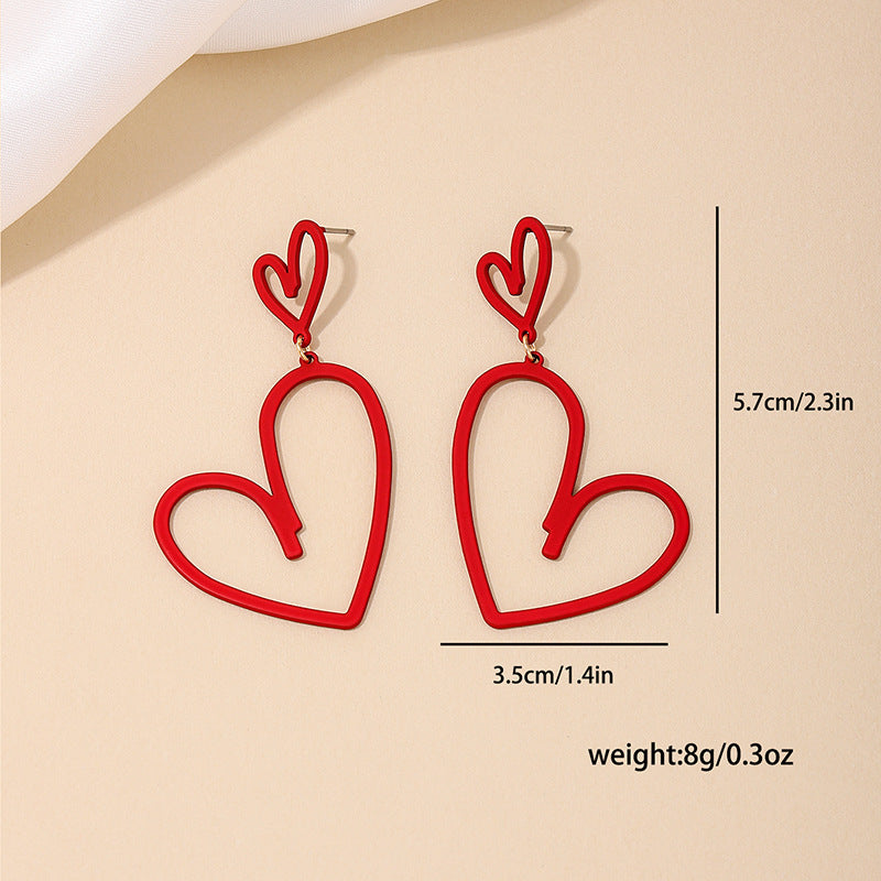 Sweet Summer Romance Metal Earrings - Vienna Verve Collection