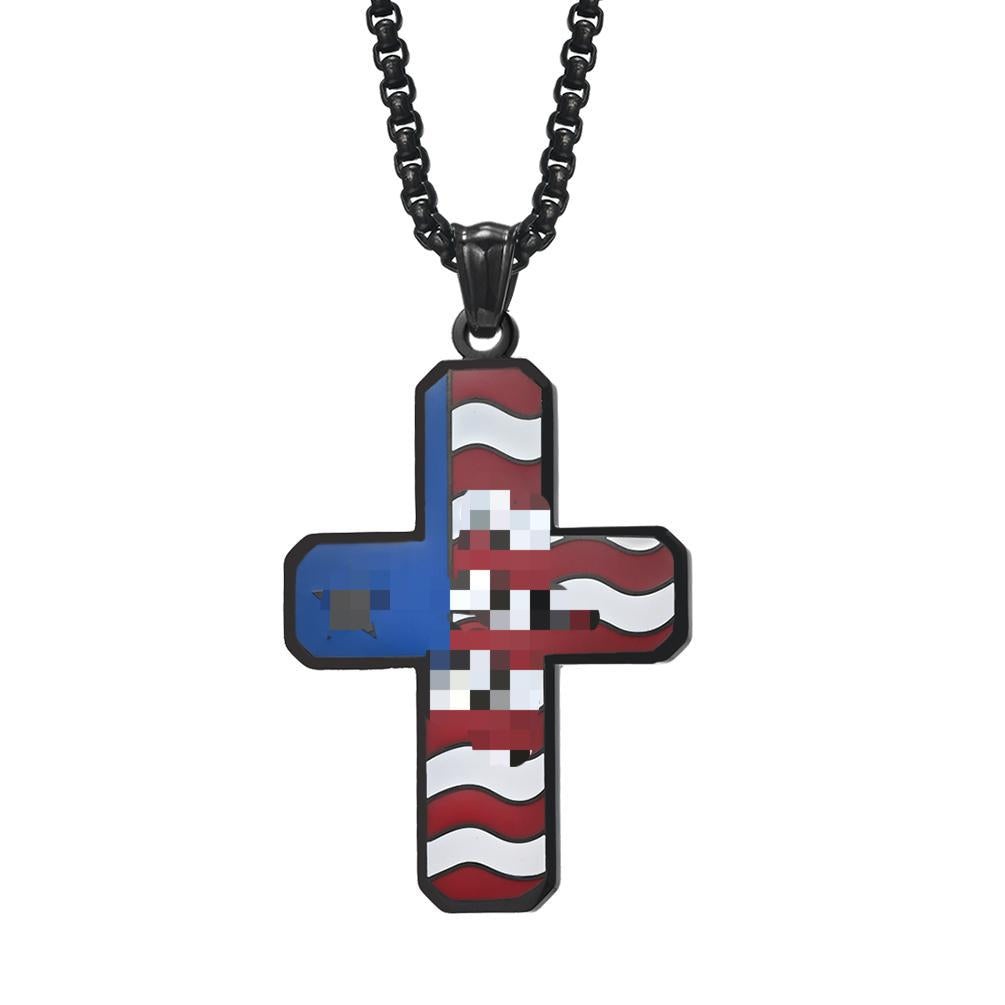 Cross Pendant — Silver, Gold or Black