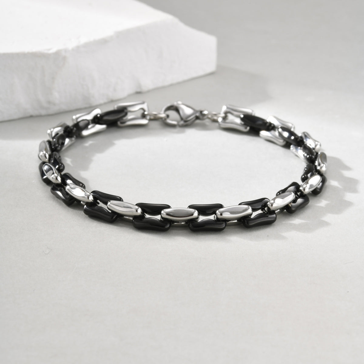 Cuban Chain Stainless Steel Bracelet for Men