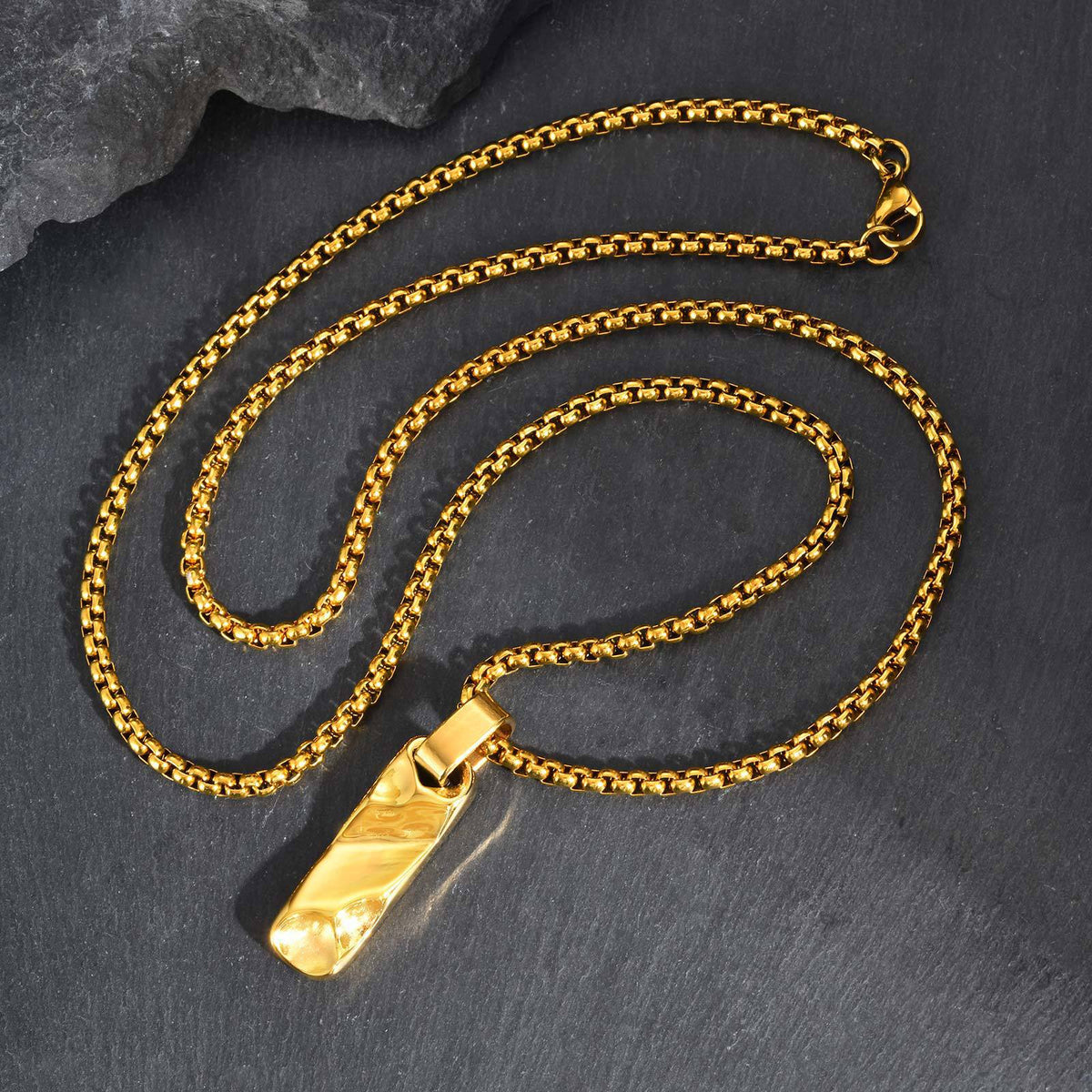 Geometric Stainless Steel Pendant Unisex