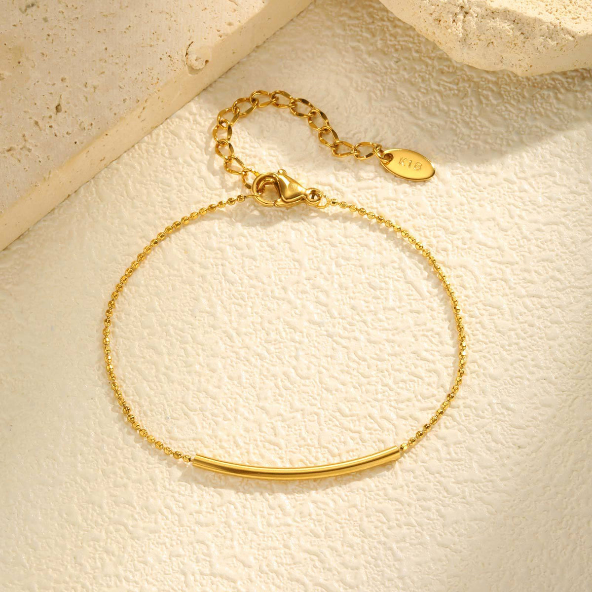 Gold-Plated Stainless Steel Bracelet