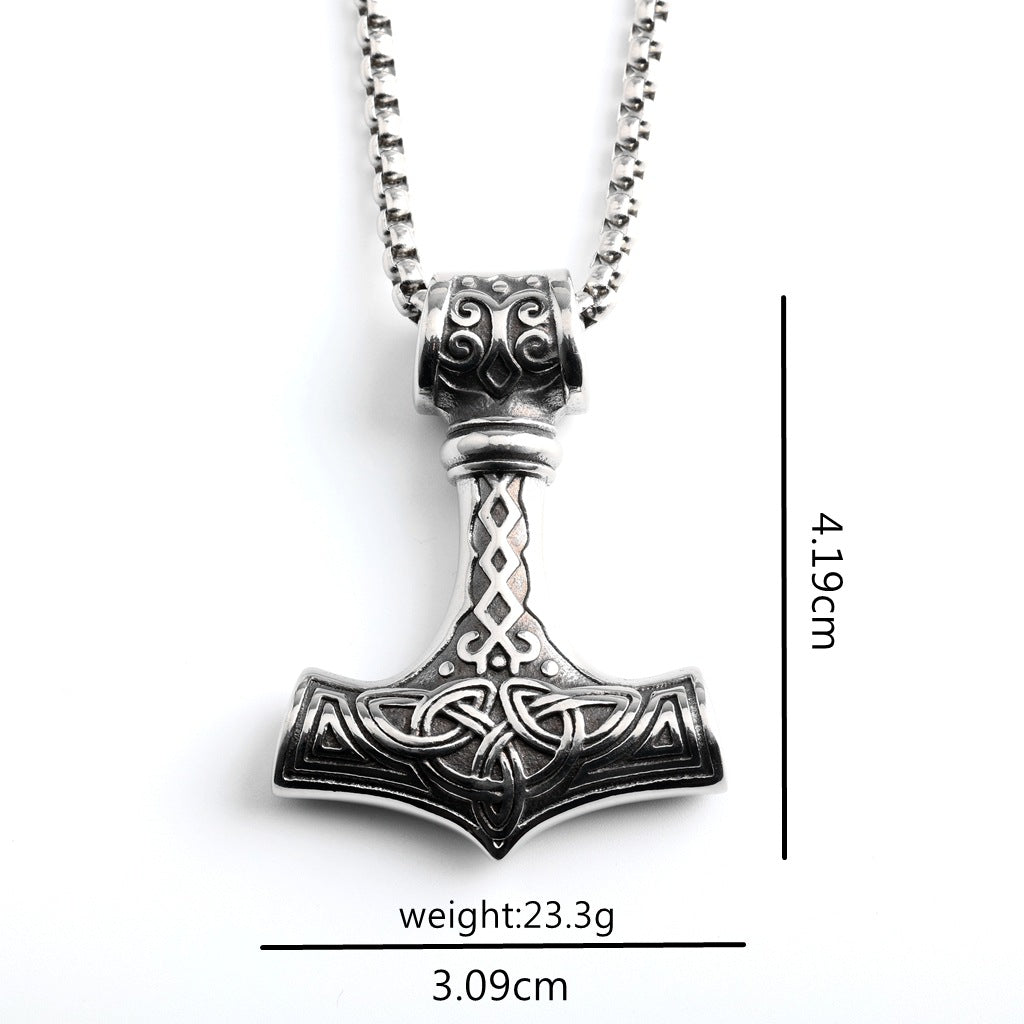 Punk Vintage Stainless Steel Men's Pendant Necklace