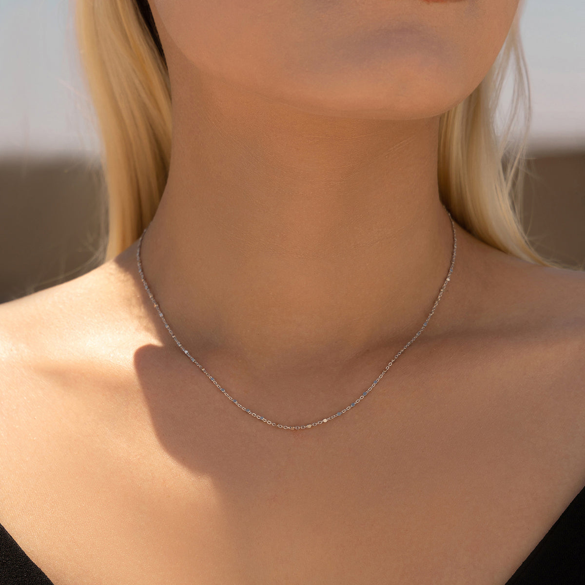 925 Sterling Silver Pendant-Free Chain Necklace