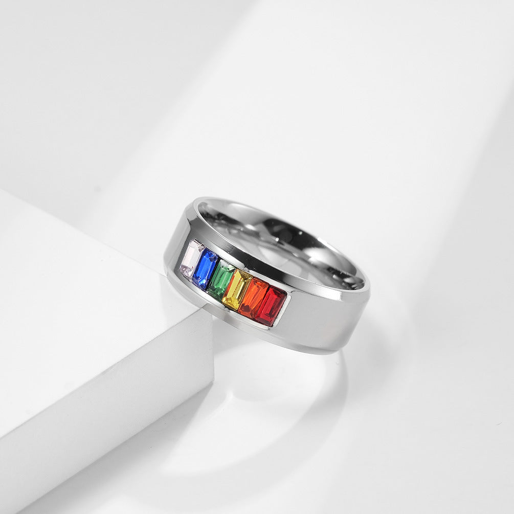 Elegant Titanium Steel Ring for Couples – Direct Sales