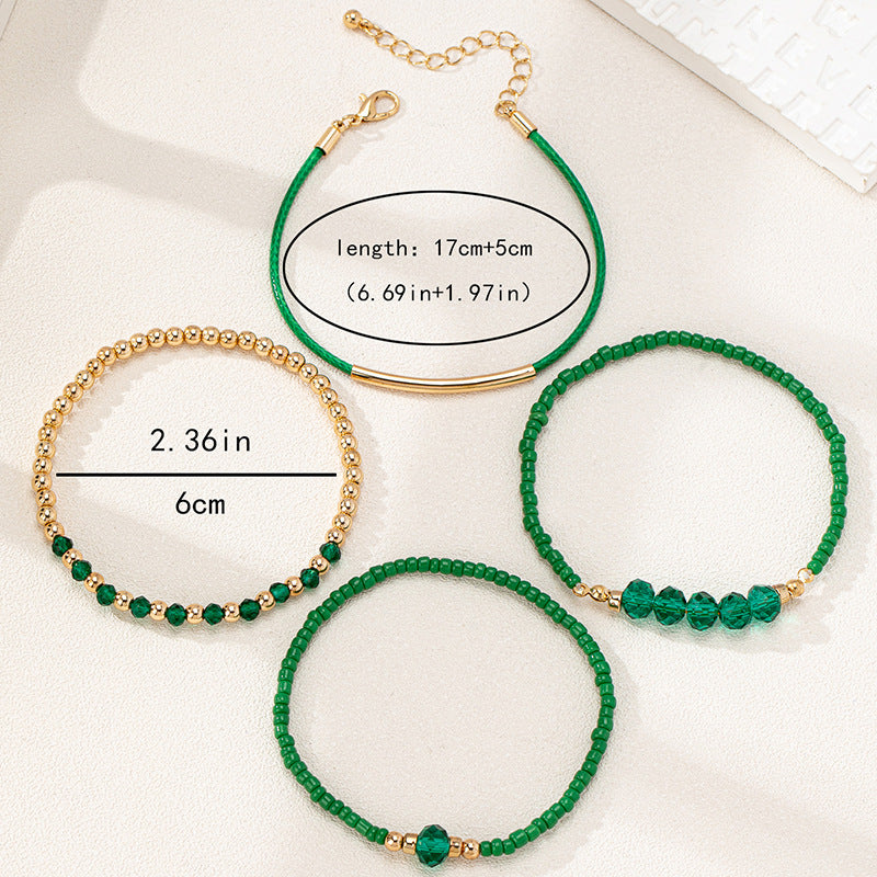 Planderful Vienna Verve Bracelet Set – Fashionable Retro Design for Daily Wear