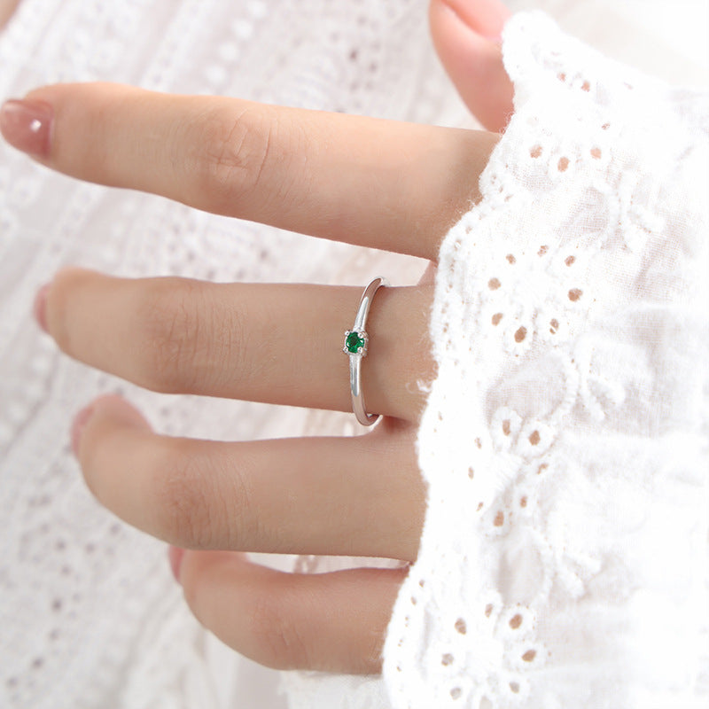 Elegant Multicolor Zircon Women's Ring - Everyday Genie Collection