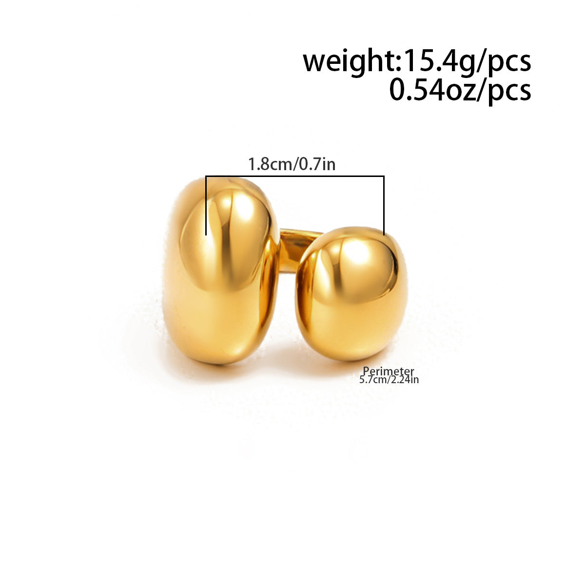 Stainless Steel Zircon Open Ring By Planderful Vienna Verve For Urban Professionals Statement Piece