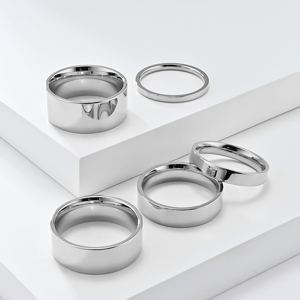Modern Stainless Steel Ring — Gold / Silver / Black