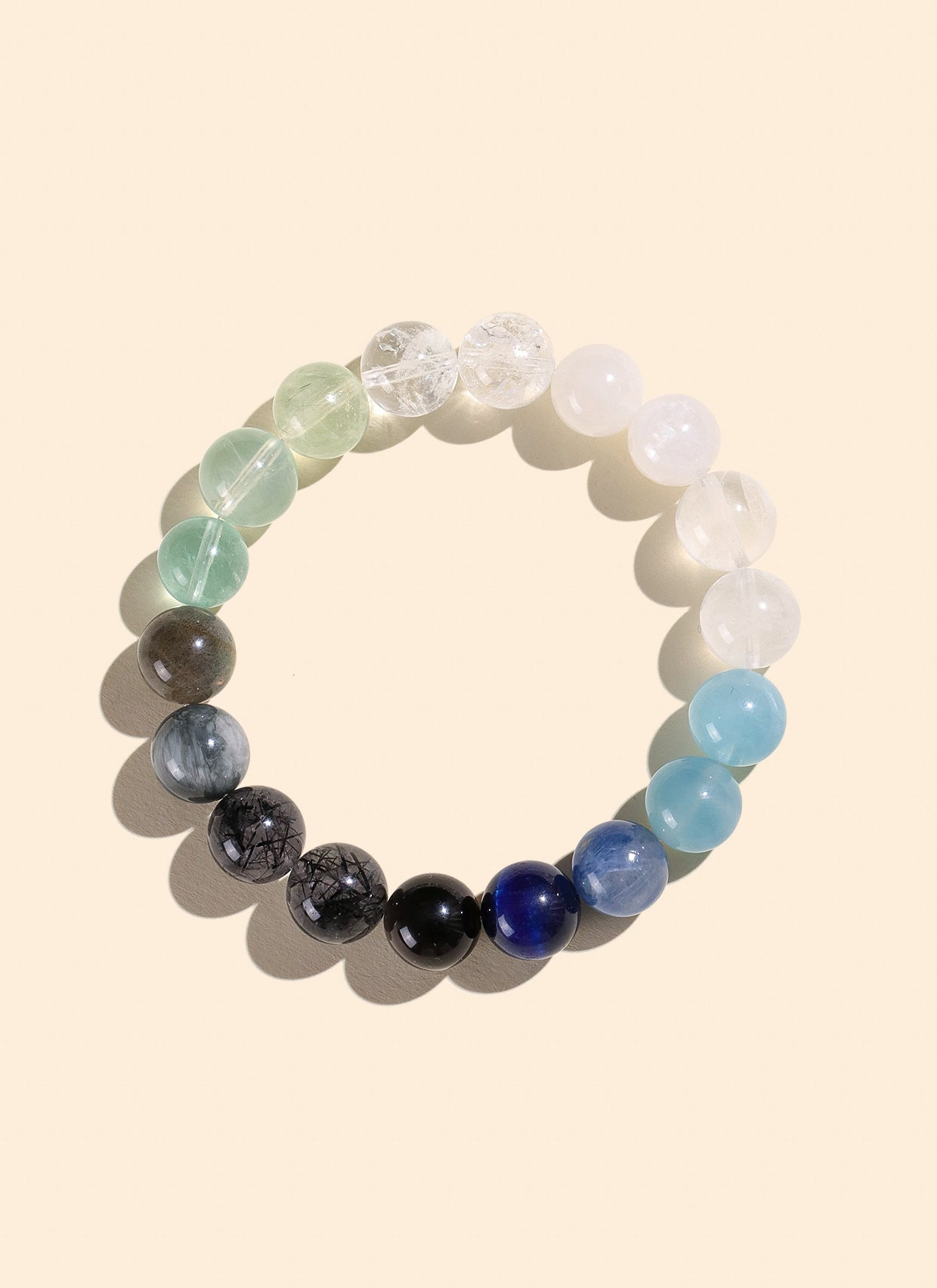 Planderful Fortune's Favor Bracelet – Elegant Blue Moonlight Crystal Design