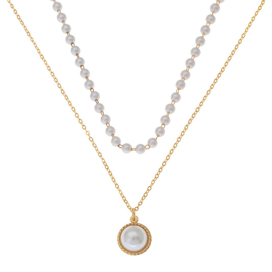 Planderful Vienna Verve Necklace – Elegant Double-Layer Design