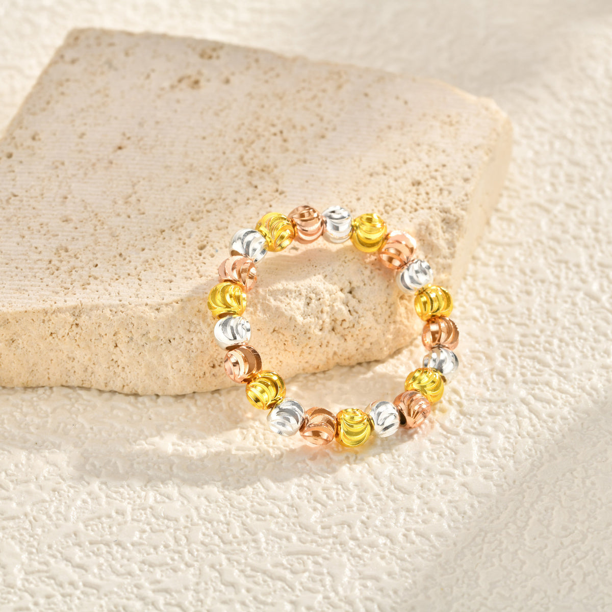 Coordinated Zircon Jewelry Collection – Ring, Bracelet & Earrings