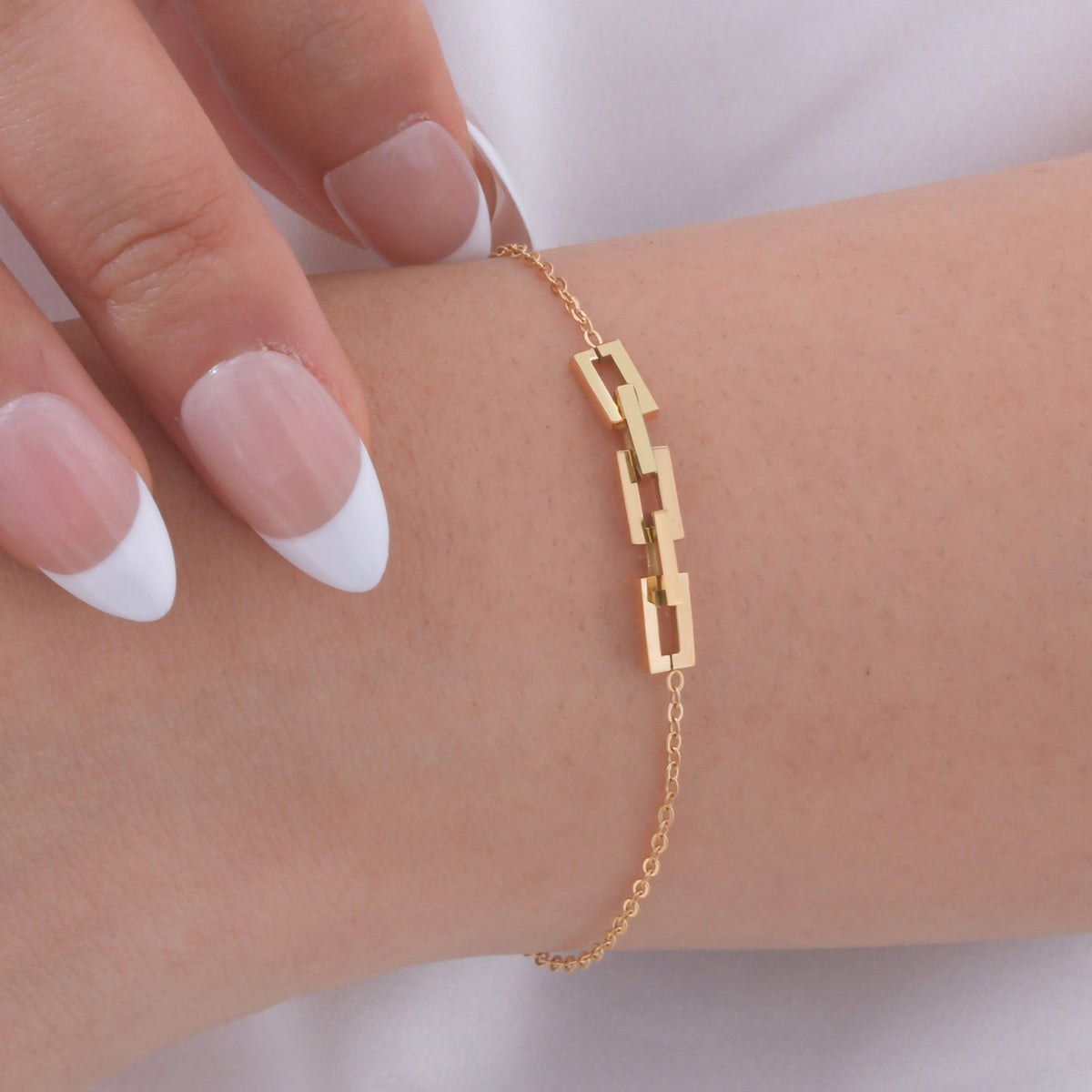 Gold-Plated Stainless Steel Bracelet Unisex