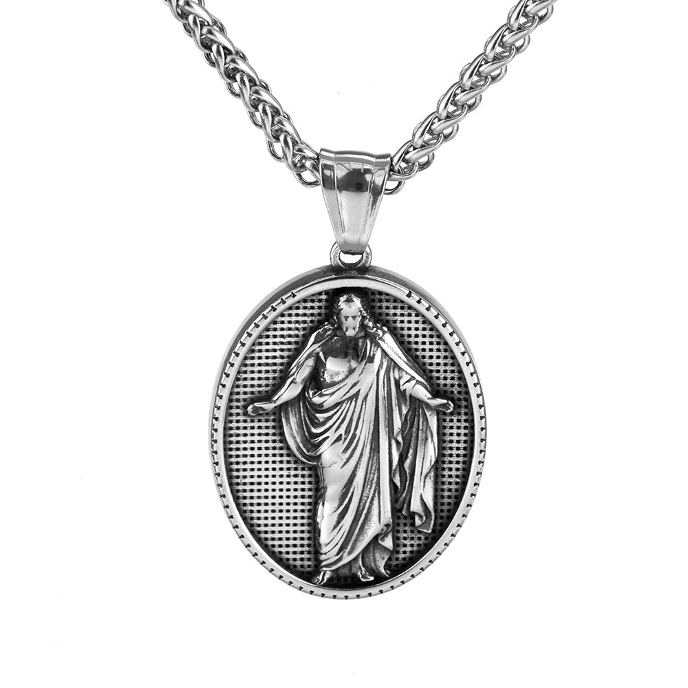 European And American Retro Men's Jewelry Pendant Necklace