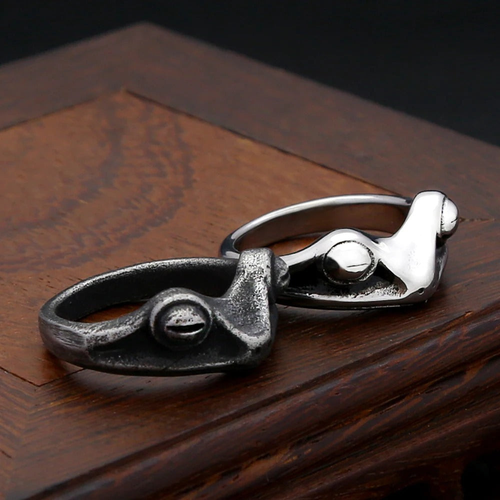 Punk Viking Stainless Steel Men's Ring