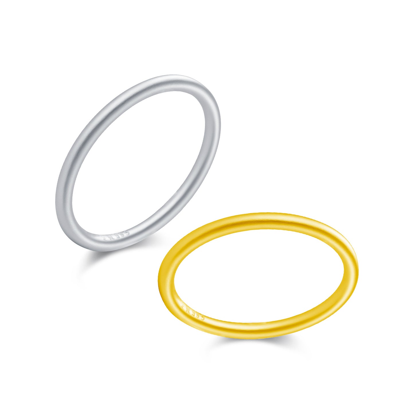 Planderful Everyday Genie Ring – Minimalist Sandblasted Sterling Silver Design