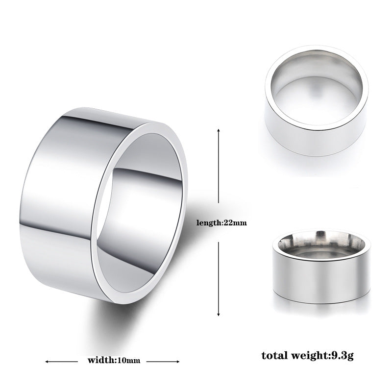Steel Ring – Minimalist Wide Band