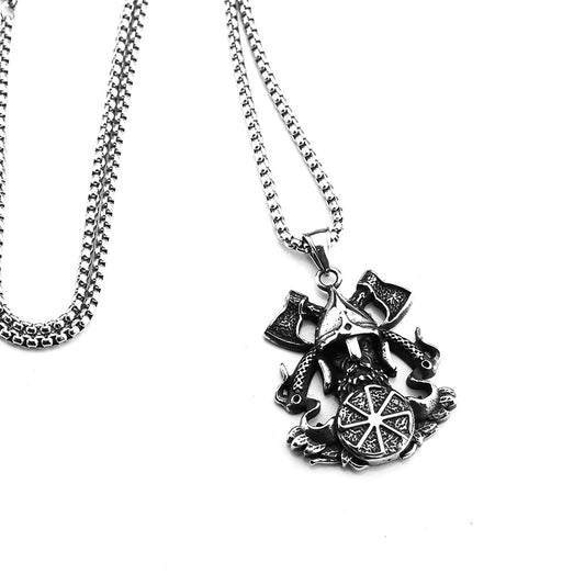 European And American Retro Men's Pendant Viking Odin Pendant