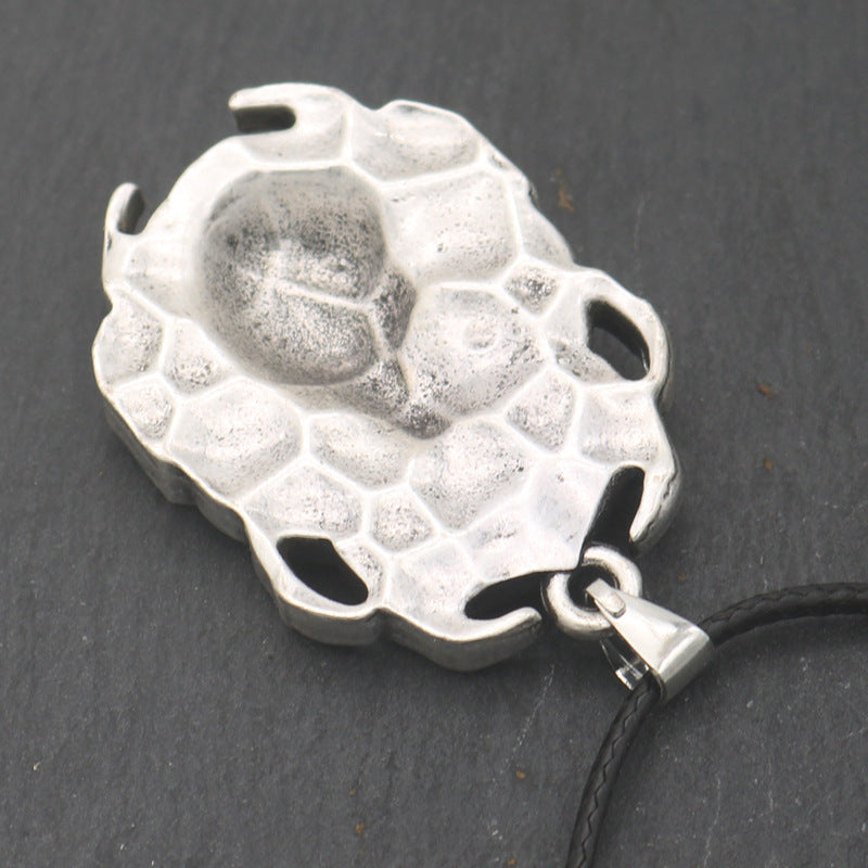 Planderful Mens Spider Necklace Retro Pendant Statement