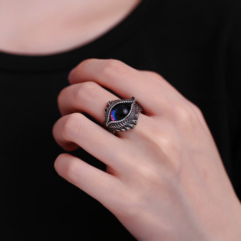Steel Ring – Statement Retro Titanium Ring